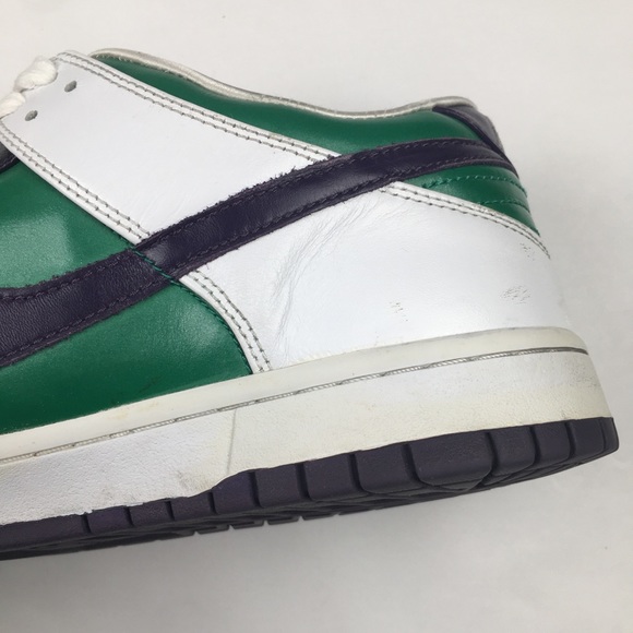 Y2K Nike Dunk Low Premium iD Joker Purple Green Men’s 11.5 Vintage Nikes Dunks - Picture 10 of 16